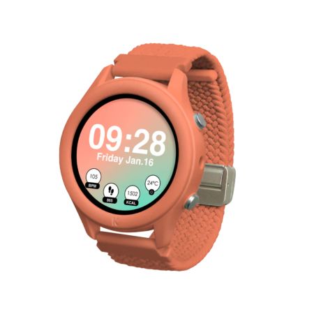 Ceas pentru copii SmartWatch, Coral, K-Watch, 8 ani+, Kiddywolf