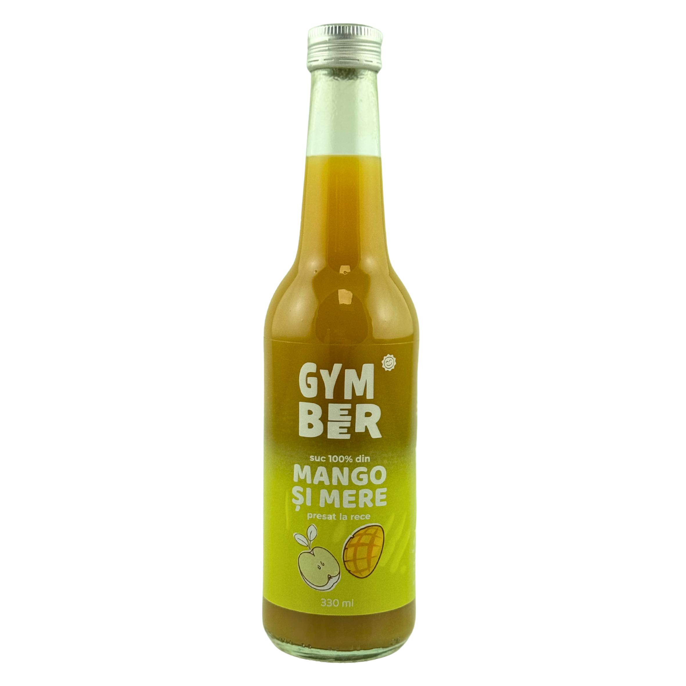 Suc de Mango si Mere, 100% natural prin presare la rece, 330 ml, Gym Beer