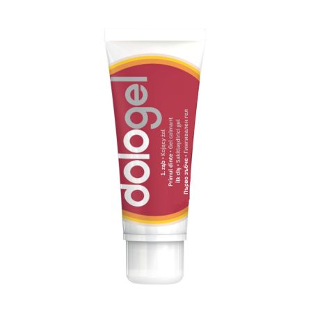 Gel gingival calmant Primul dinte, 1 luna+, 25 ml, Dologel 742206