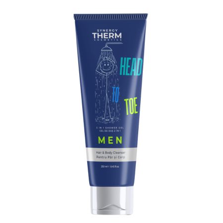 Gel de dus 2in1 Men, 250 ml, Synergy Therm