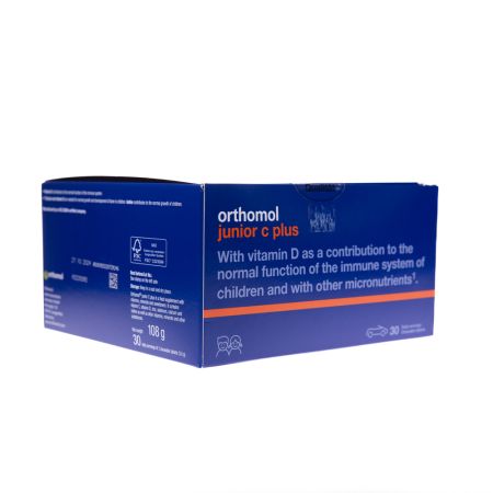 Junior C Plus cu aroma de portocala, 30 tablete masticabile, Orthomol
