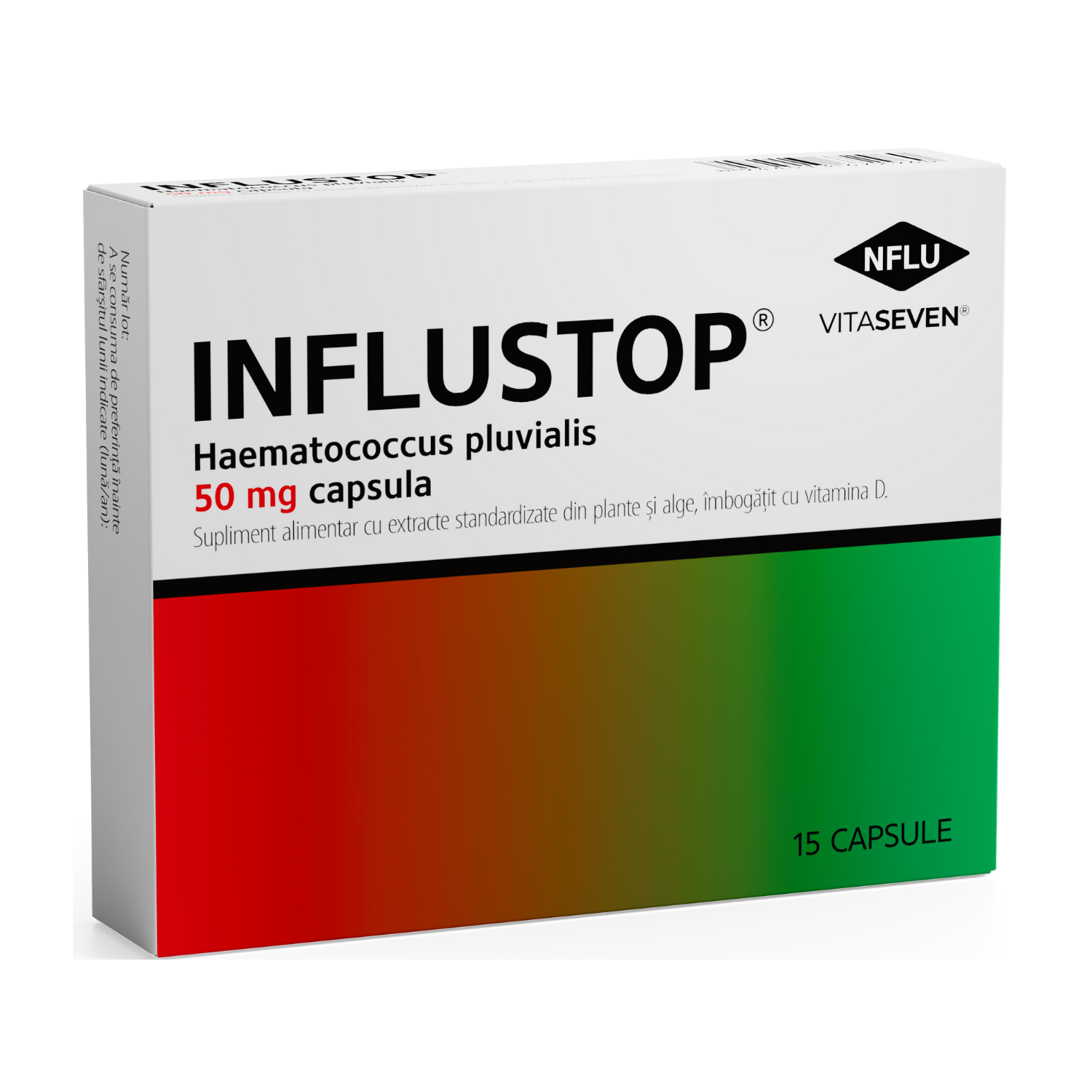 InfluStop cu extracte din plante si alge, 15 capsule, Air7