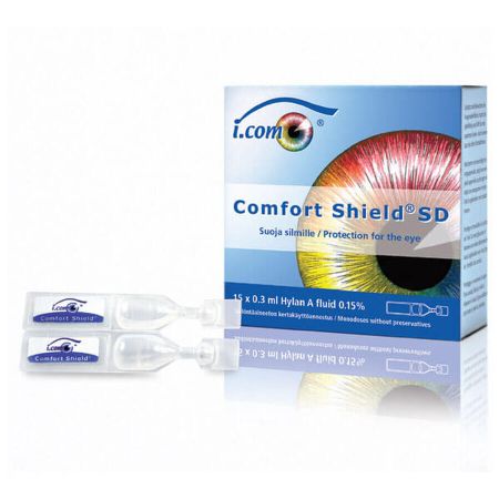 Picaturi pentru ochi Comfort Shield, 15 doze x 0,3 ml, I.COM