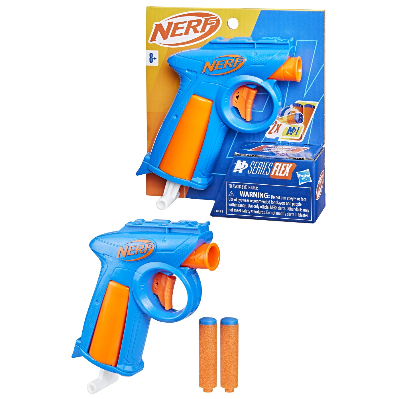 Blaster cu sageti din spuma N Series Flex, 8 ani+, Nerf