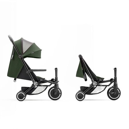 Tricicleta multifunctionala Xtend Traveler, Olive, 4 in 1, 6 luni+, SmarTrike 733514