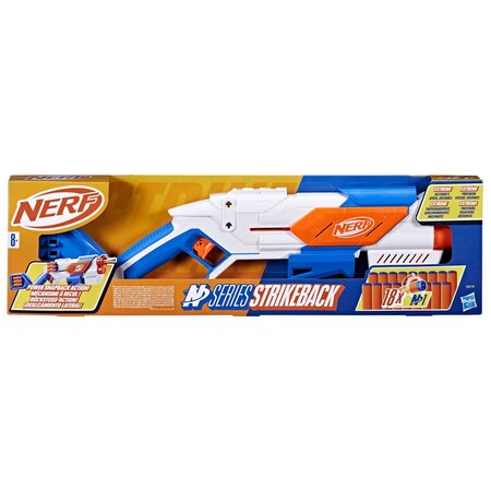 Blaster cu sageti din spuma, N Series Strikeback, 8 ani+, Nerf 733521