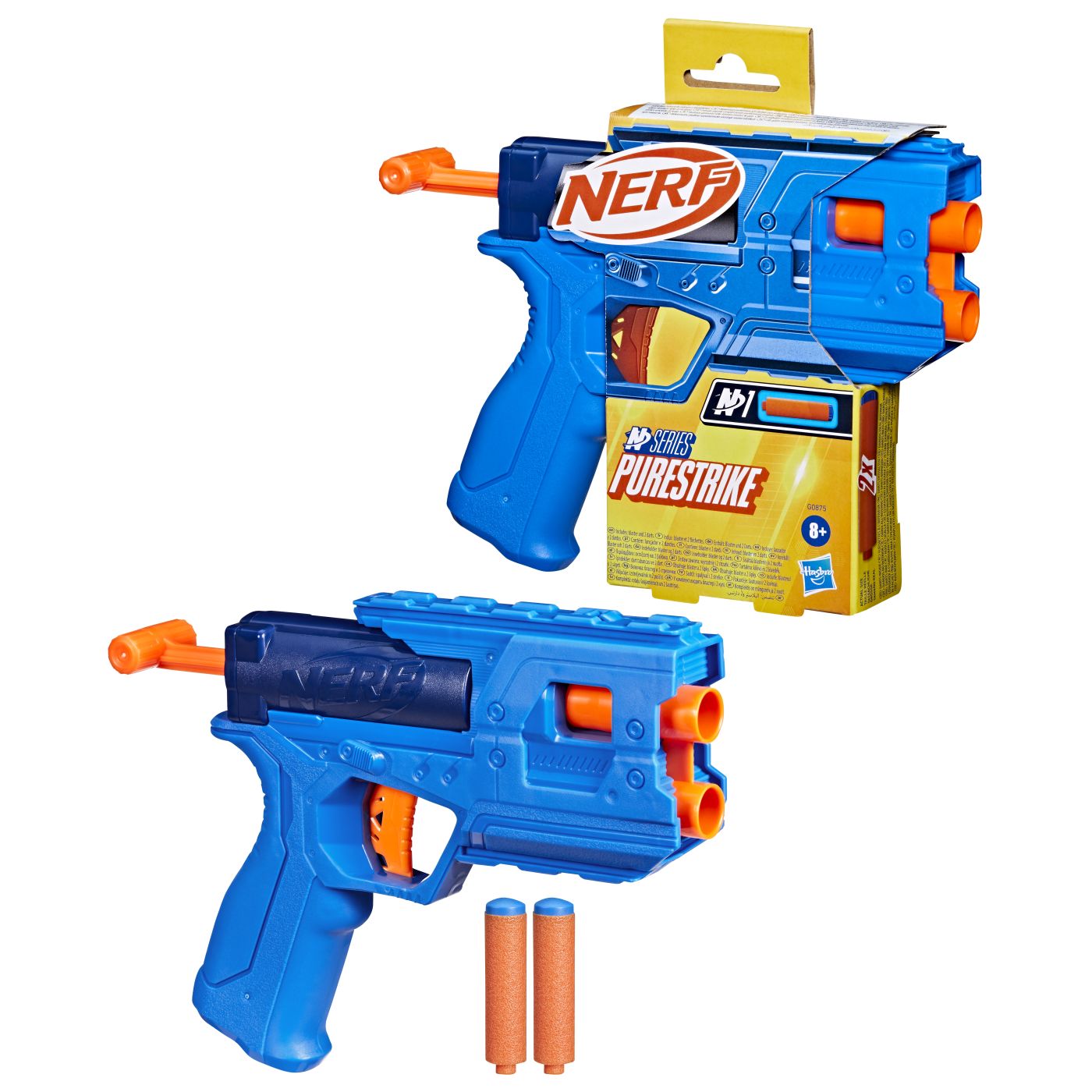 Blaster cu sageti din spuma N Series Purestrike, 8 ani+, Nerf