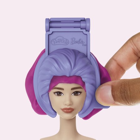 Set creativ cu plastilina, Barbie inimioare si par, 5 ani+, Play Doh 733584