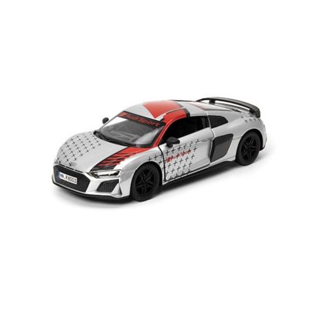 Masinuta metalica Audi R8 Coupe, 13 cm, scara 1:36, Kinsmart