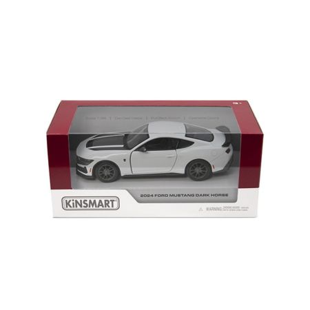 Masinuta metalica, 13 cm, scara 1:38, Diverse culori, Ford Mustang 2024, 3 ani+, Kinsmart 733607
