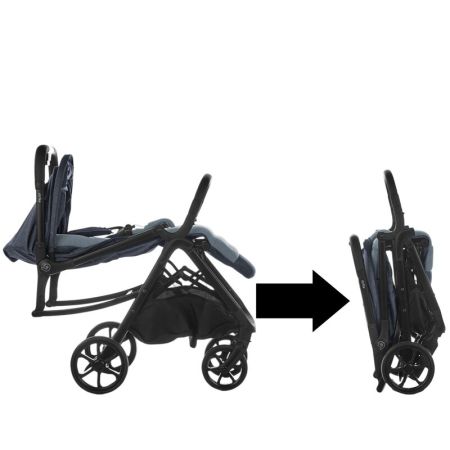 Carucior sport cu pliere automata Strike, Be Azure, 0 luni+, Be Cool 733736