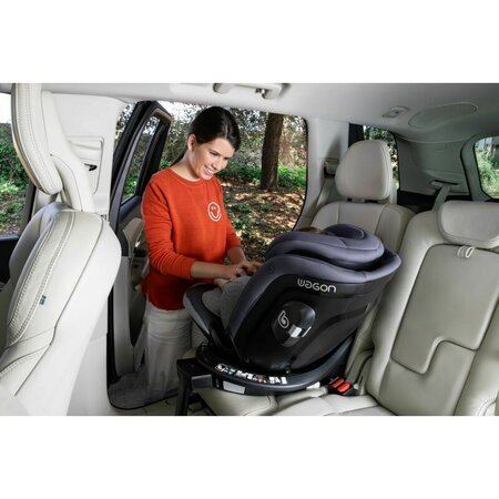 Scaun auto Wagon I-Size 360°, 40-150 cm, Be Petrol, 0-12 ani, Be Cool 733806