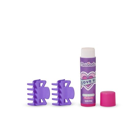 Set balsam de buze si clestisori de par, Martinelia 733914