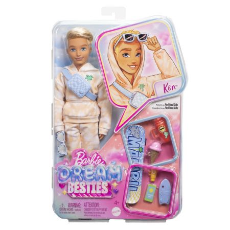 Papusa Ken cu accesorii Dream Besties, 4 ani+, Barbie