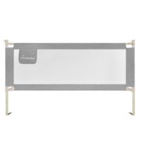 Protectie laterala pat Classic XXL, 200 cm, Gri, Primabobo