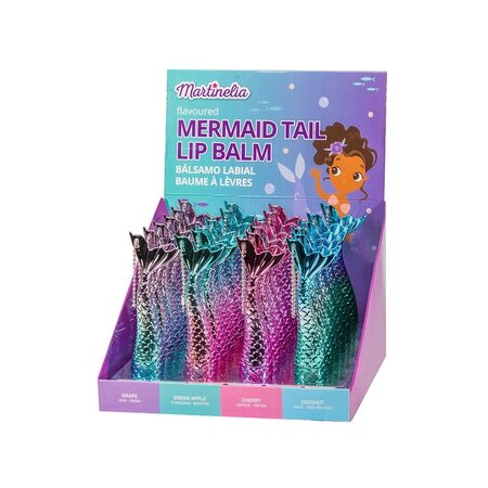Balsam de buze in forma de coada de sirena, 1 bucata, Martinelia 733921