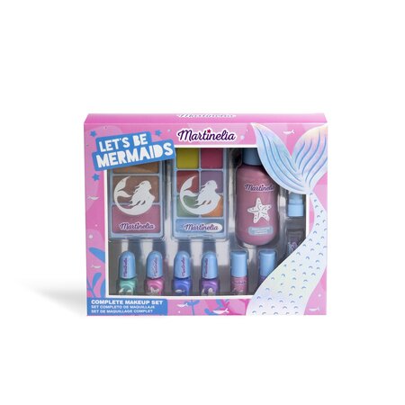 Set complet de make-up pentru copii Let’s Be Mermaid, Martinelia 733984