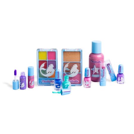 Set complet de make-up pentru copii Let’s Be Mermaid, Martinelia