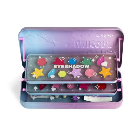 Caseta make-up pe 3 niveluri pentru copii, Martinelia 733987