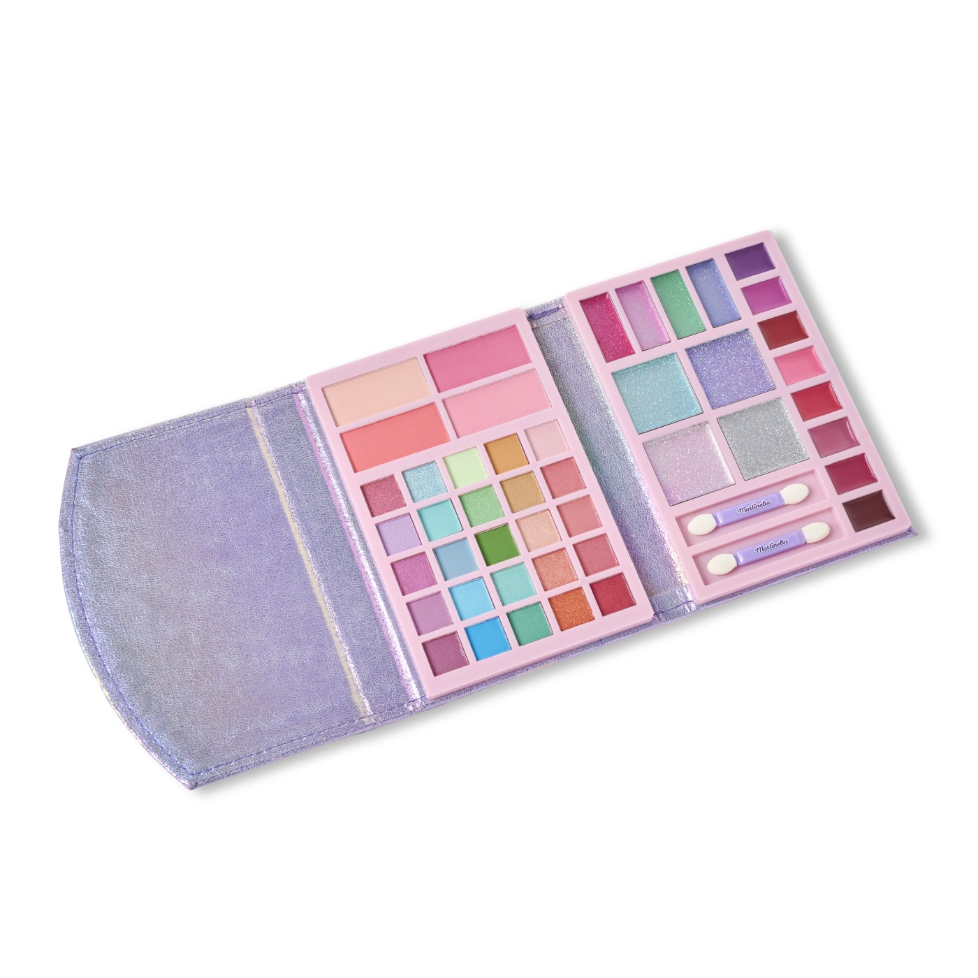 Trusa de make-up pentru copii, tip portofel Little Unicorn, Martinelia