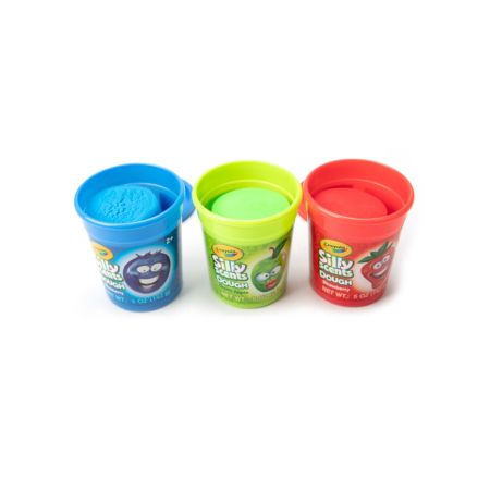 Plastilina parfumata Silly Scent, 2 ani+, 3 borcanase, Crayola 734039