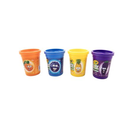 Plastilina parfumata Silly Scent, 2 ani+, 4 borcanase, Crayola 734043