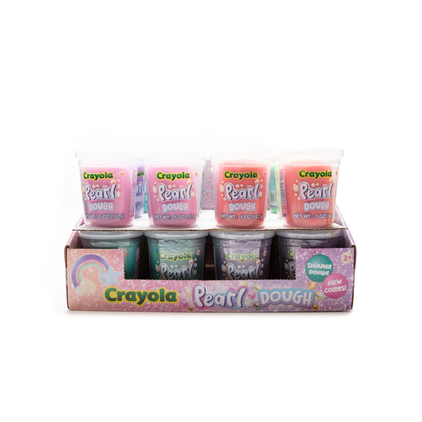 Plastilina parfumata sidefata Silly Scent, 2 ani+, 1 borcanas, Crayola