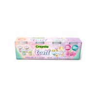 Plastilina sidefata Pearl, 3 ani+, 4 borcanase, Crayola