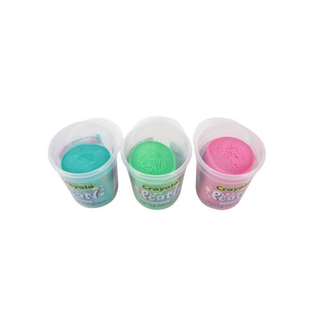 Plastilina sidefata Pearl, 3 ani+, 3 borcanase, Crayola 734079