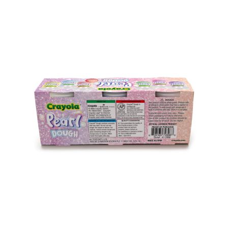 Plastilina sidefata Pearl, 3 ani+, 3 borcanase, Crayola 734076