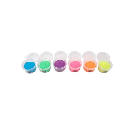 Plastilina parfumata Silly Scent Neon, 2 ani+, 8 borcanase, Crayola 734085