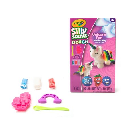 Set plastilina si accesorii Silly Scent, Unicorn, 3 ani+, Crayola