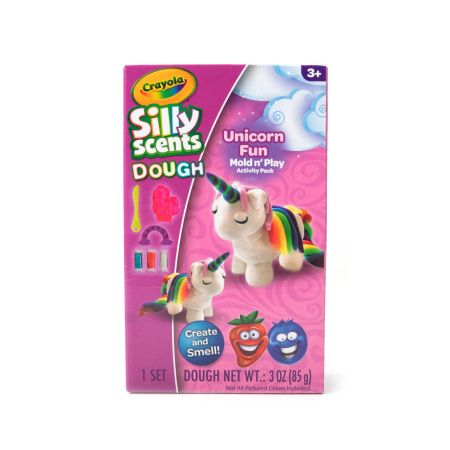 Set plastilina si accesorii Silly Scent, Unicorn, 3 ani+, Crayola 734095