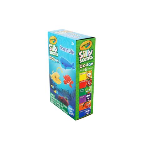 Set plastilina si accesorii Silly Scent, Viata Oceanului, 3 ani+, Crayola 734110