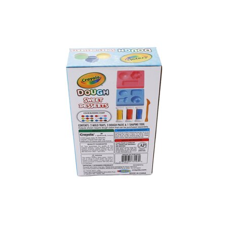 Set plastilina si accesorii, Deliciu Dulce, 3 ani+, Crayola 734118