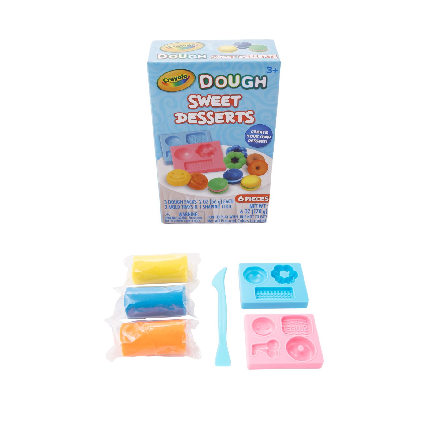 Set plastilina si accesorii, Deliciu Dulce, 3 ani+, Crayola