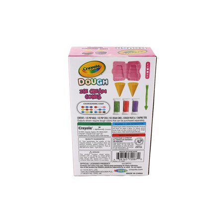 Set plastilina si accesorii, Inghetata, 3 ani+, Crayola 734124