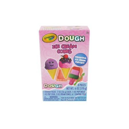 Set plastilina si accesorii, Inghetata, 3 ani+, Crayola 734121