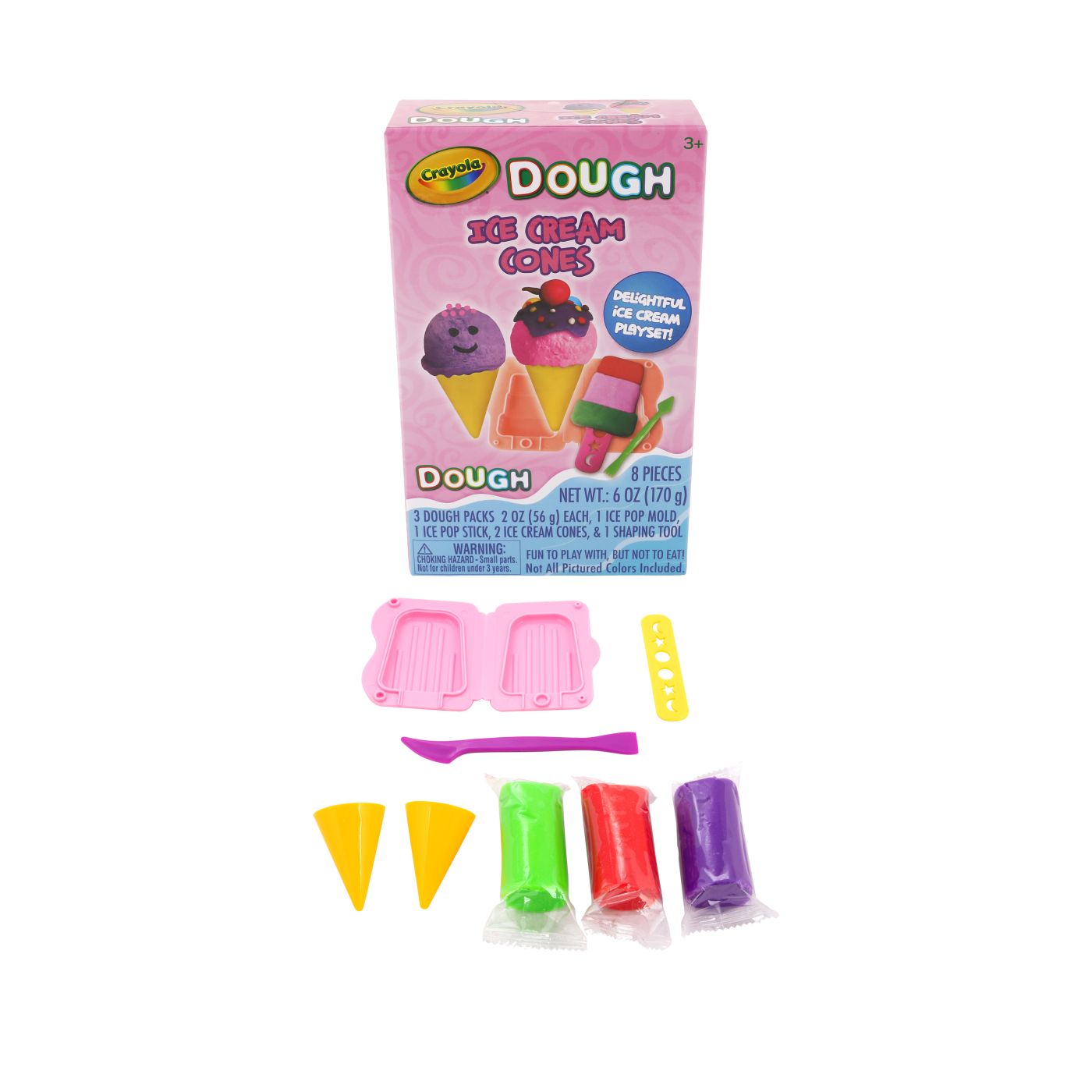 Set plastilina si accesorii, Inghetata, 3 ani+, Crayola