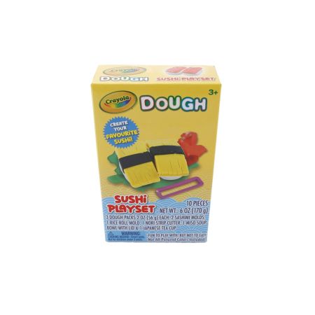 Set plastilina si accesorii, Sushi, 3 ani+, Crayola 734126