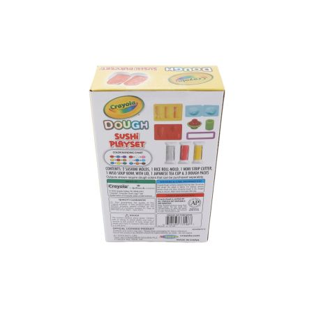 Set plastilina si accesorii, Sushi, 3 ani+, Crayola 734128
