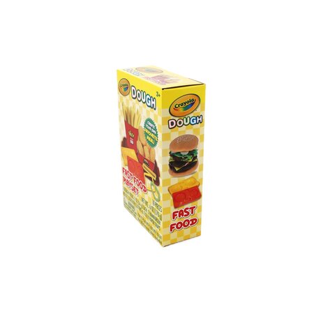 Set plastilina si accesorii, Fast Food, 3 ani+, Crayola 734134