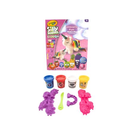 Set plastilina si accesorii Silly Scent, Unicorn, 3 ani+, Crayola