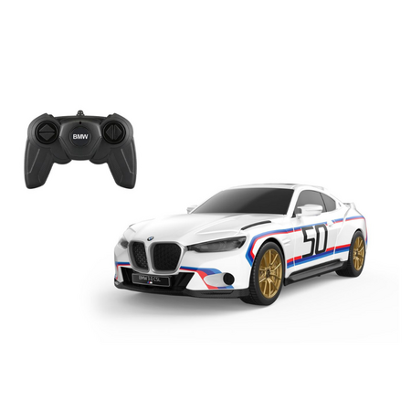 Masina cu telecomanda, scara 1:24, BMW 3.0 CSL, 6 ani+, Rastar 734191