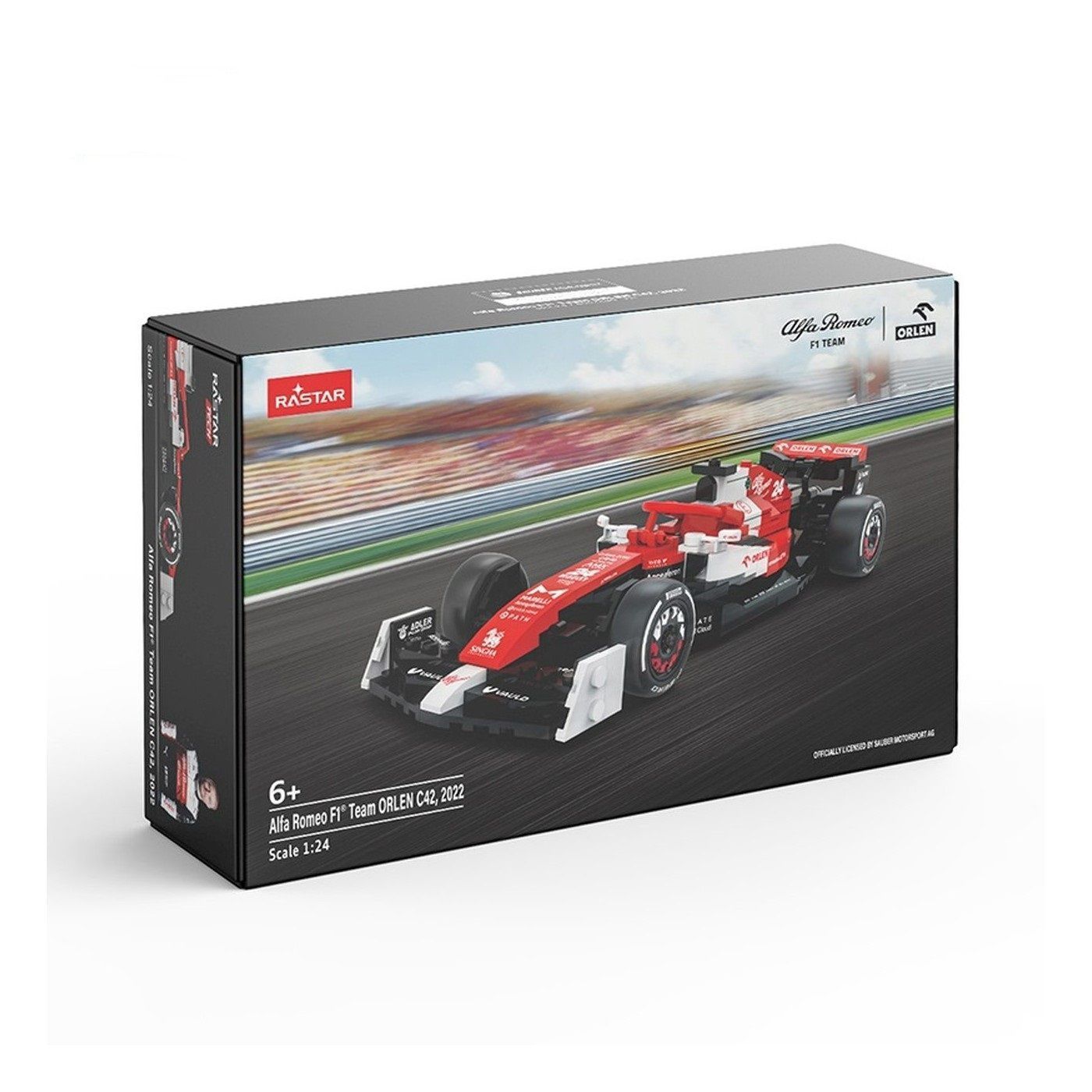 Masinuta construibila, scara 1:24, Alfa Romeo F1 Team Orlen C42 2022, 6 ani+, Rastar