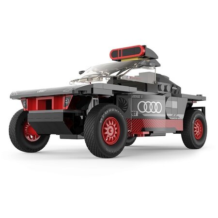 Masinuta construibila, scara 1:30, Audi RS Q E-Tron, 6 ani+, 367 piese, Rastar 734223