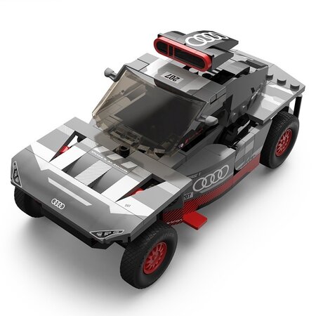 Masinuta construibila, scara 1:30, Audi RS Q E-Tron, 6 ani+, 367 piese, Rastar 734226