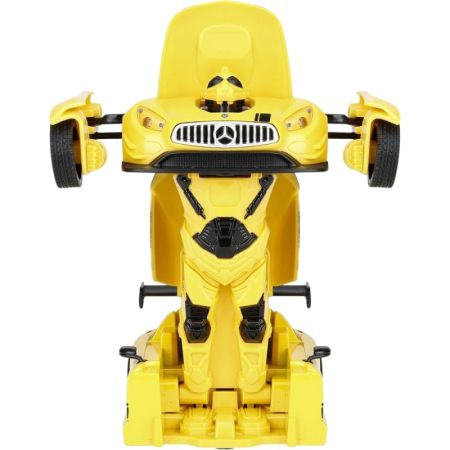 Masinuta metalica convertibila, scara 1:32, Galbena, Mercedes-Benz GT3, 6 ani+, Rastar 734244