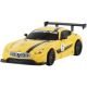 Masinuta metalica convertibila, scara 1:32, Galbena, Mercedes-Benz GT3, 6 ani+, Rastar 734246