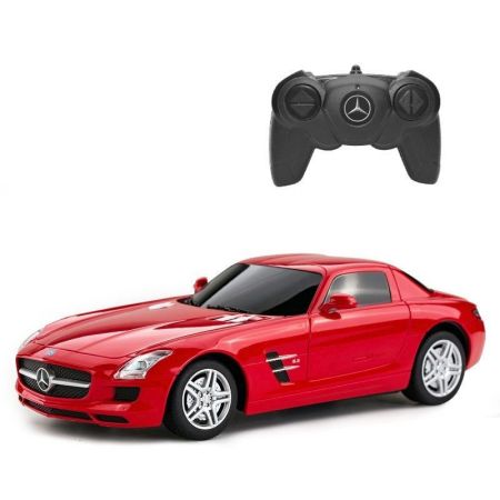 Masina cu telecomanda, scara 1:24, Mercedes-Benz SLS AMG, 6 ani+, Rastar